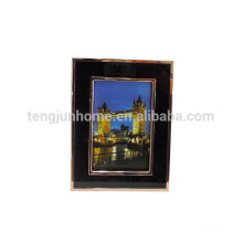 Penshell Acrylic Photo Frame for Home Decoration Golden Edge